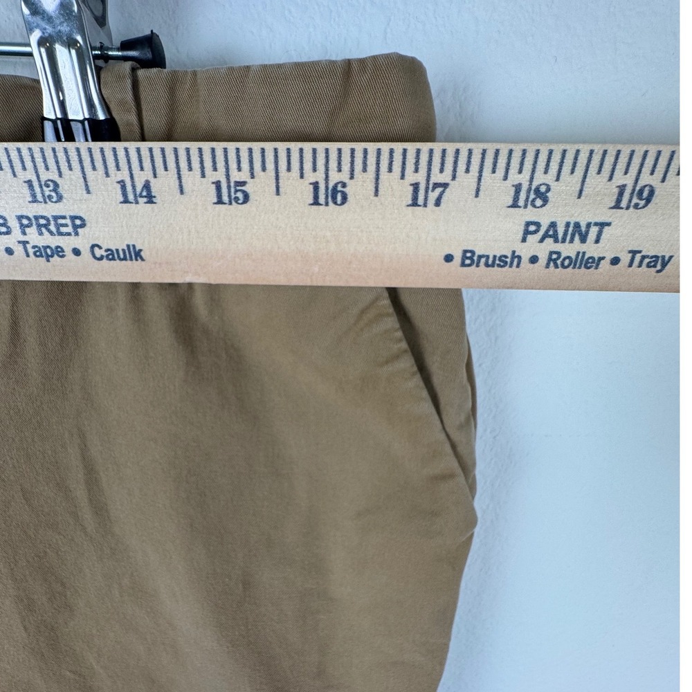 J.Crew Cafe Capri Pants Women's 12 Tan Excellent Business Casual Cotton Stretch - Picture 5 of 7